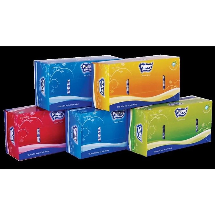 Khăn Giấy Lụa Hộp Pulppy