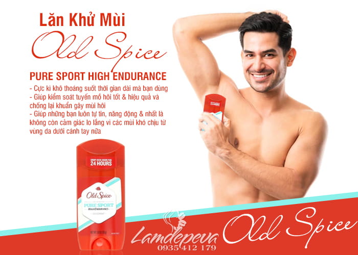 Lăn Khử Mùi Sáp Old Spice Nhập khẩu Dành Cho Nam Giới
