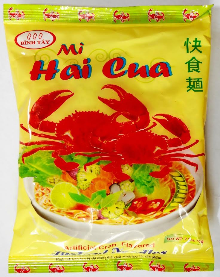 Mì hai cua Bình Tây túi (10 gói)