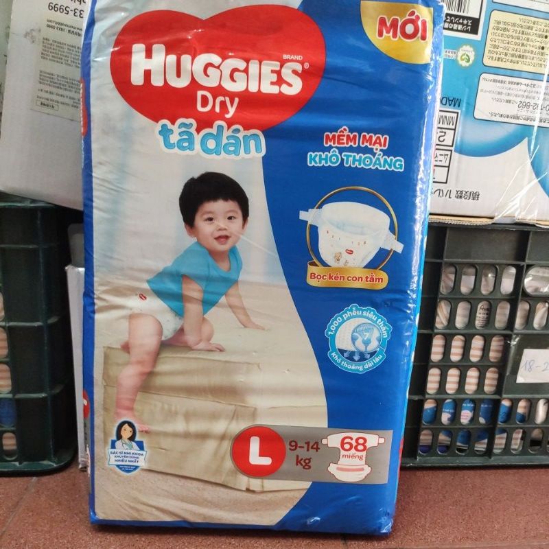 Tã dán Huggies S80/M76/L68/XL62/Xxl56