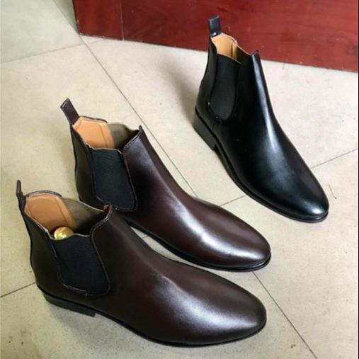 Giày Chelsea Boot Da Bò Cao Cấp