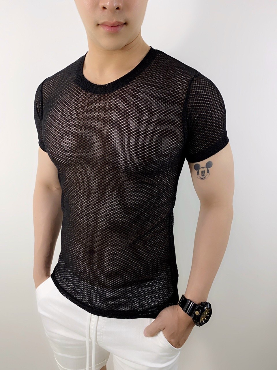 [HCM]Áo lưới tay ngắn thời trang ALN2002