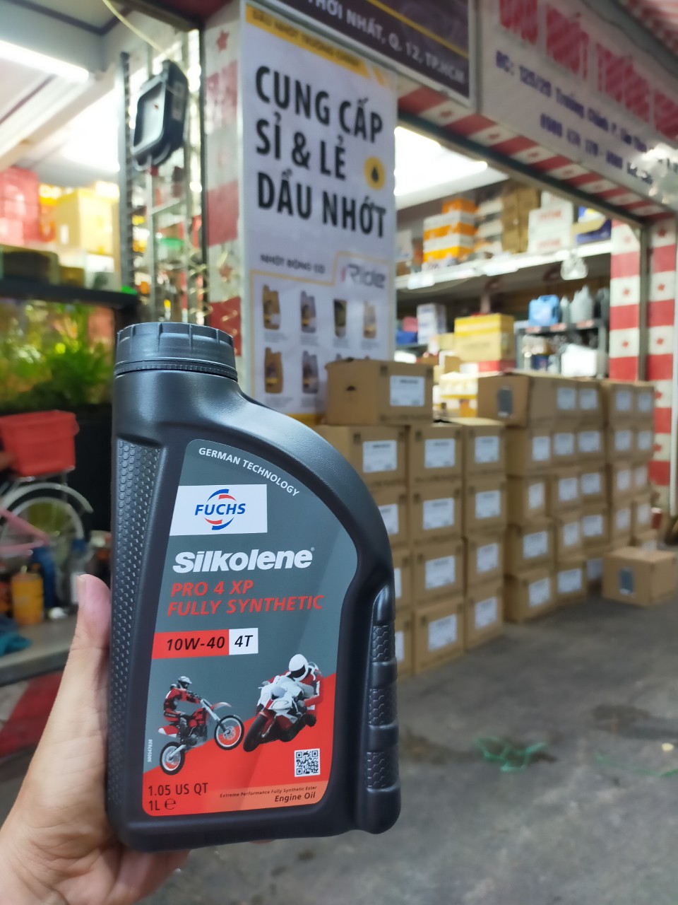 Nhớt Fuchs Silkolene Pro 4 10w40 XP 4T 1.2L
