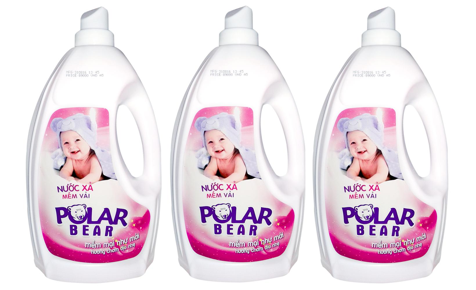 Nước xả mềm vải Polar bear LA057