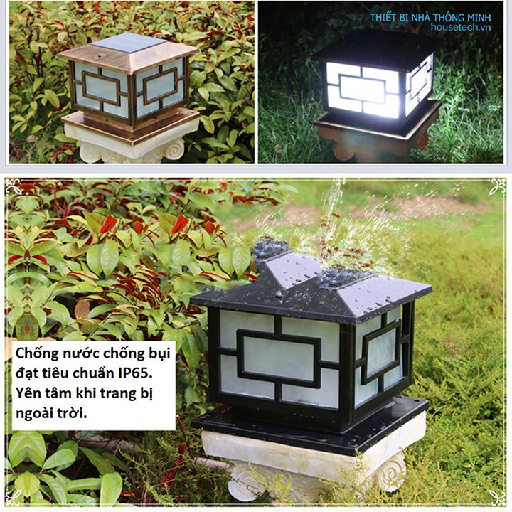 Đèn trang trí trụ cổng năng lượng mặt trời