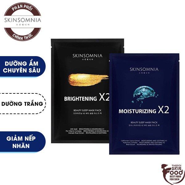 Mặt Nạ Phục Hồi Dưỡng Ẩm Dưỡng Trắng Da Skinsomnia X2 Beauty Sleep Mask Pack 30ml