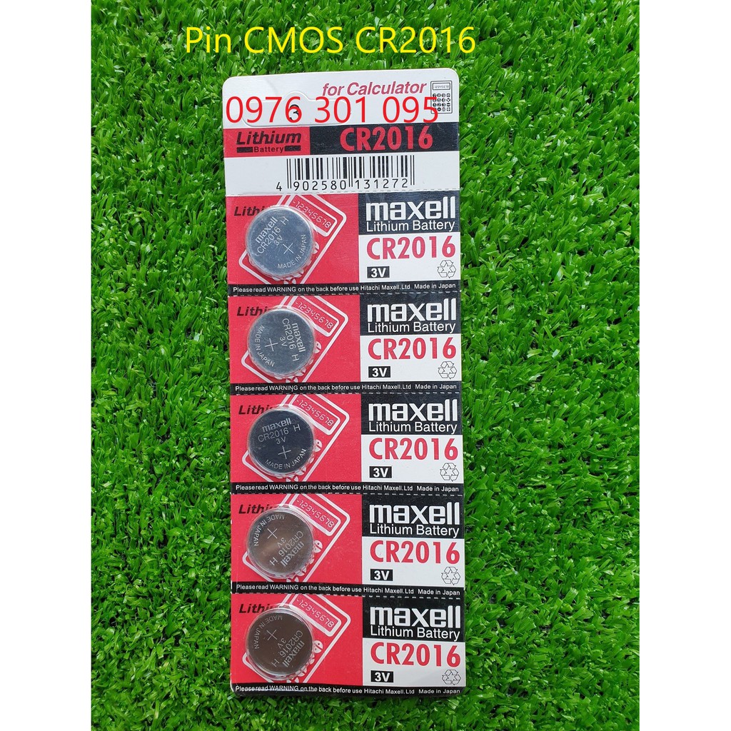 Pin Cmos Maxcell CR2032 1 Vĩ 5 Viên