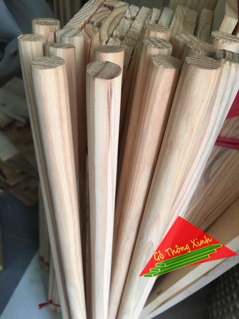 [HCM]Thanh gỗ tròn dài 50cm đường kính 2cm