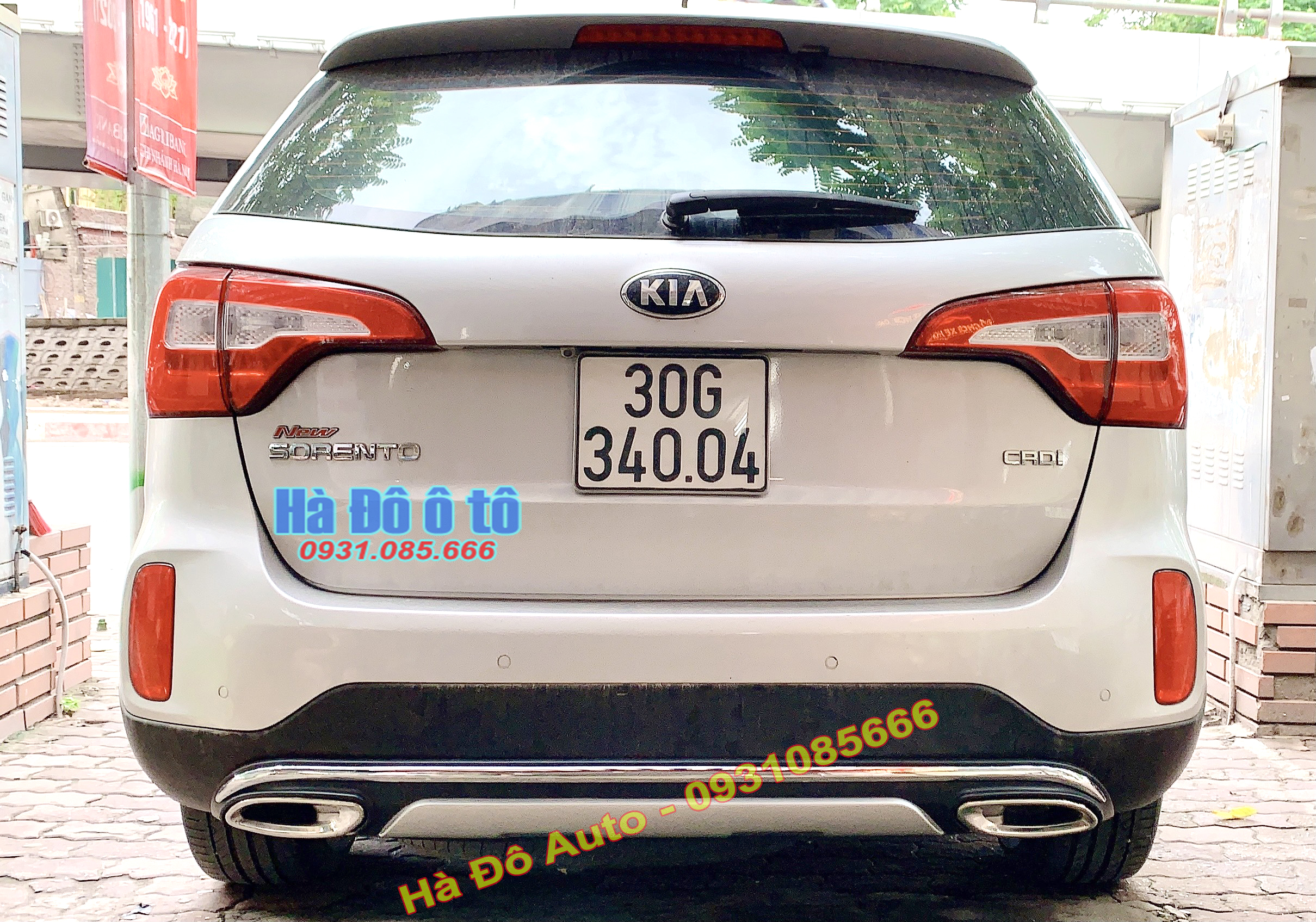 Líp chia pô kia sorento 2014 2015 2016 2017 2018 mẫu bmw - độ líp pô sorewnto kểu bmw