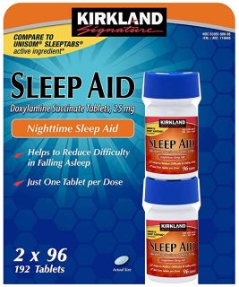 Viên uống hỗ trợ giấc ngủ ngon Kirkland Signature Sleep Aid 2 hộp x96 viên thumbnail
