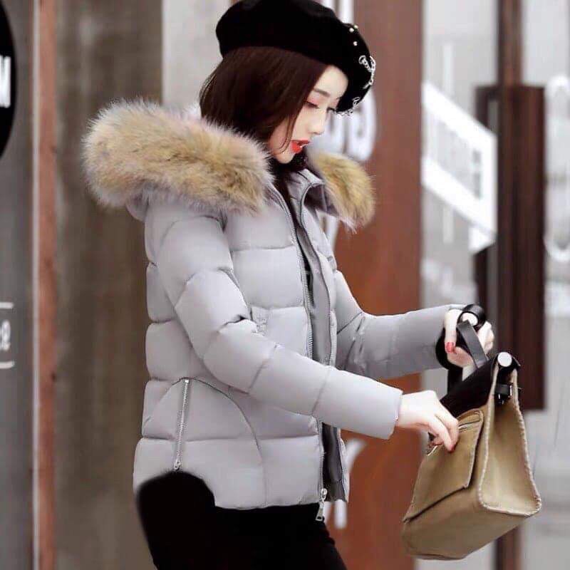 ÁO PHAO NỮ 3 LỚP CÓ MŨ LÓT LÔNG ẤM ÁP CHO MÙA ĐỒNG NĂM NAY