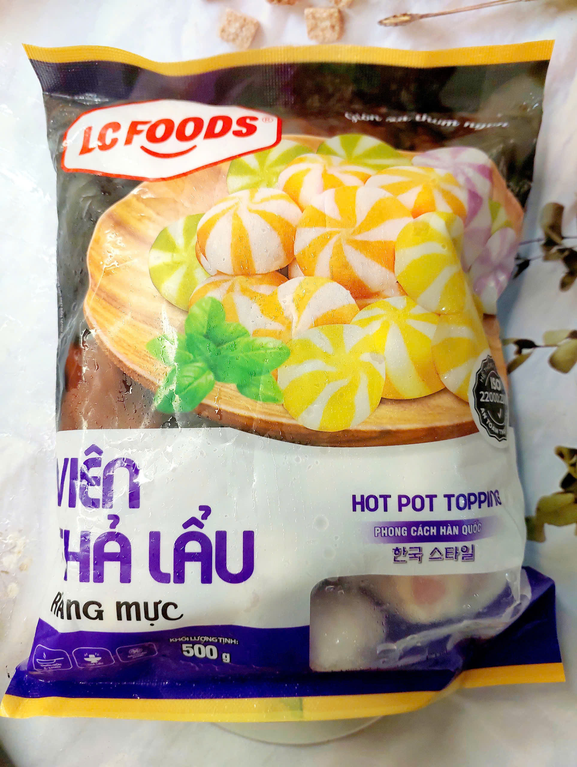 1kg Bánh Bao Răng Mực Lacusina (màu Tím)/500g