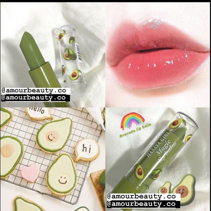 Son Dưỡng Môi Trái Bơ Hasaya Girl Soft Avocado lipbalm Chính Hãng Môi Hồng Môi Căng Mộng Chuẩn Hotgir giá rẻ