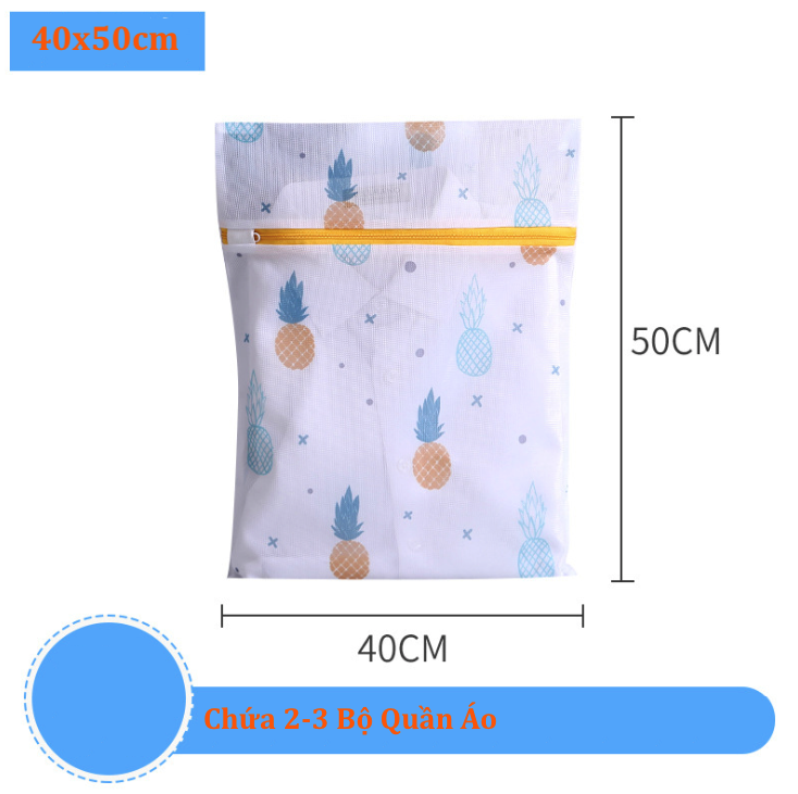 [HCM]Túi Giặt Quần Áo/ Túi Lưới Đựng Đồ Lót Quần Áo Trong Máy Giặt Hoạ Tiết TRÁI THƠM Dễ Thương B092