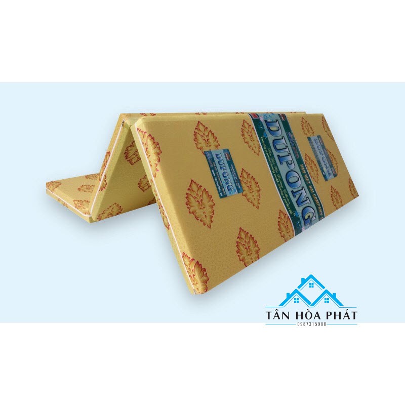 Nệm bông ép gấp 3 dupong kích thước 1m8x2mx10cm