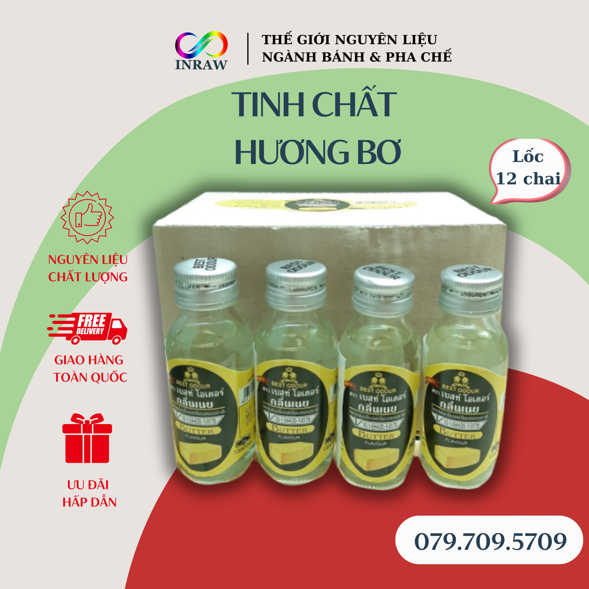 Hương Bơ Best Odour Thái Lan 30ml