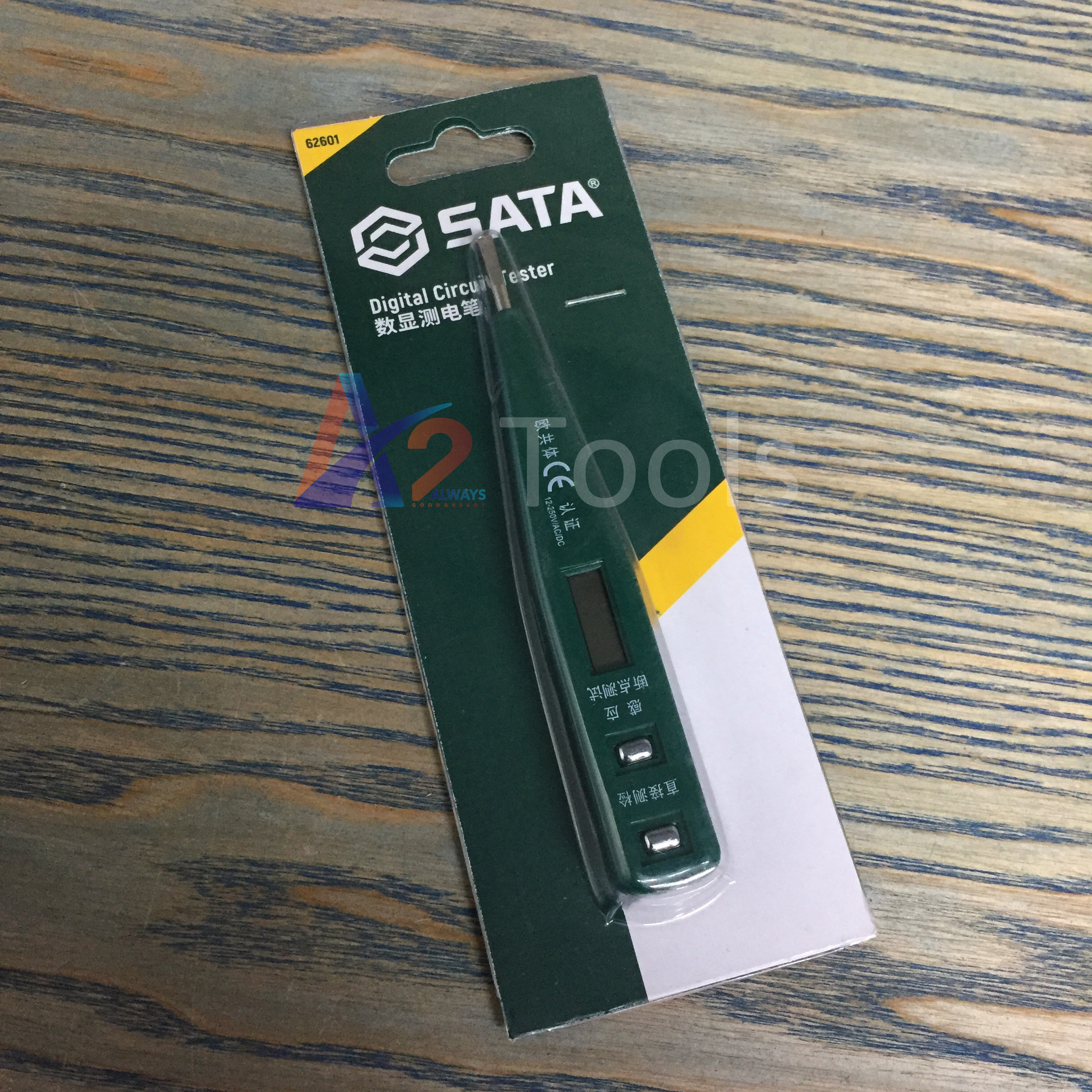 Bút thử điện điện tử 130mm- Sata 62601