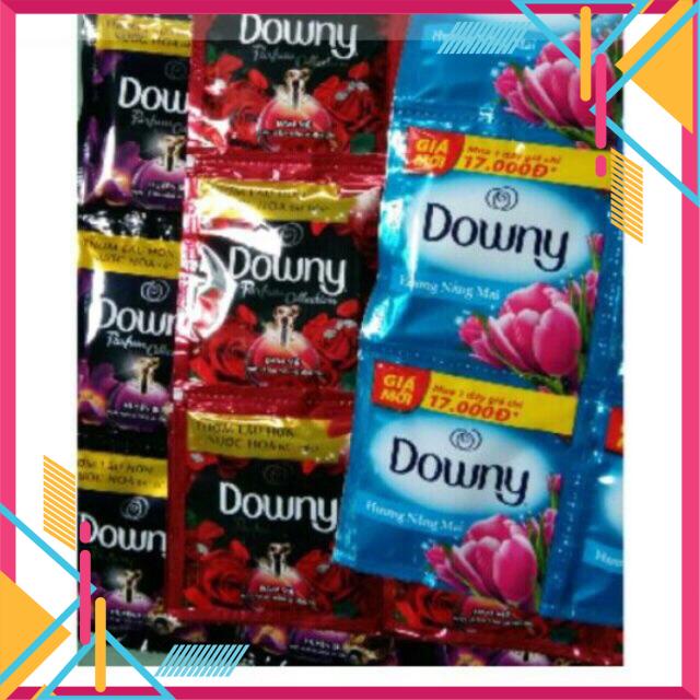 Set ( 6 dây x 10 gói) nước xả vải Downy