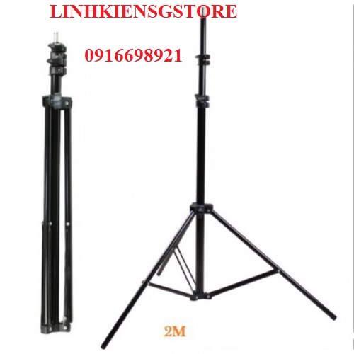 CHUÔI ĐÈN E27 VÀ CHÂN ĐỨNG 2M STUDIO ,CHỤP HÌNH HỖ TRỢ ÁNH SÁNG (Không bóng đèn)