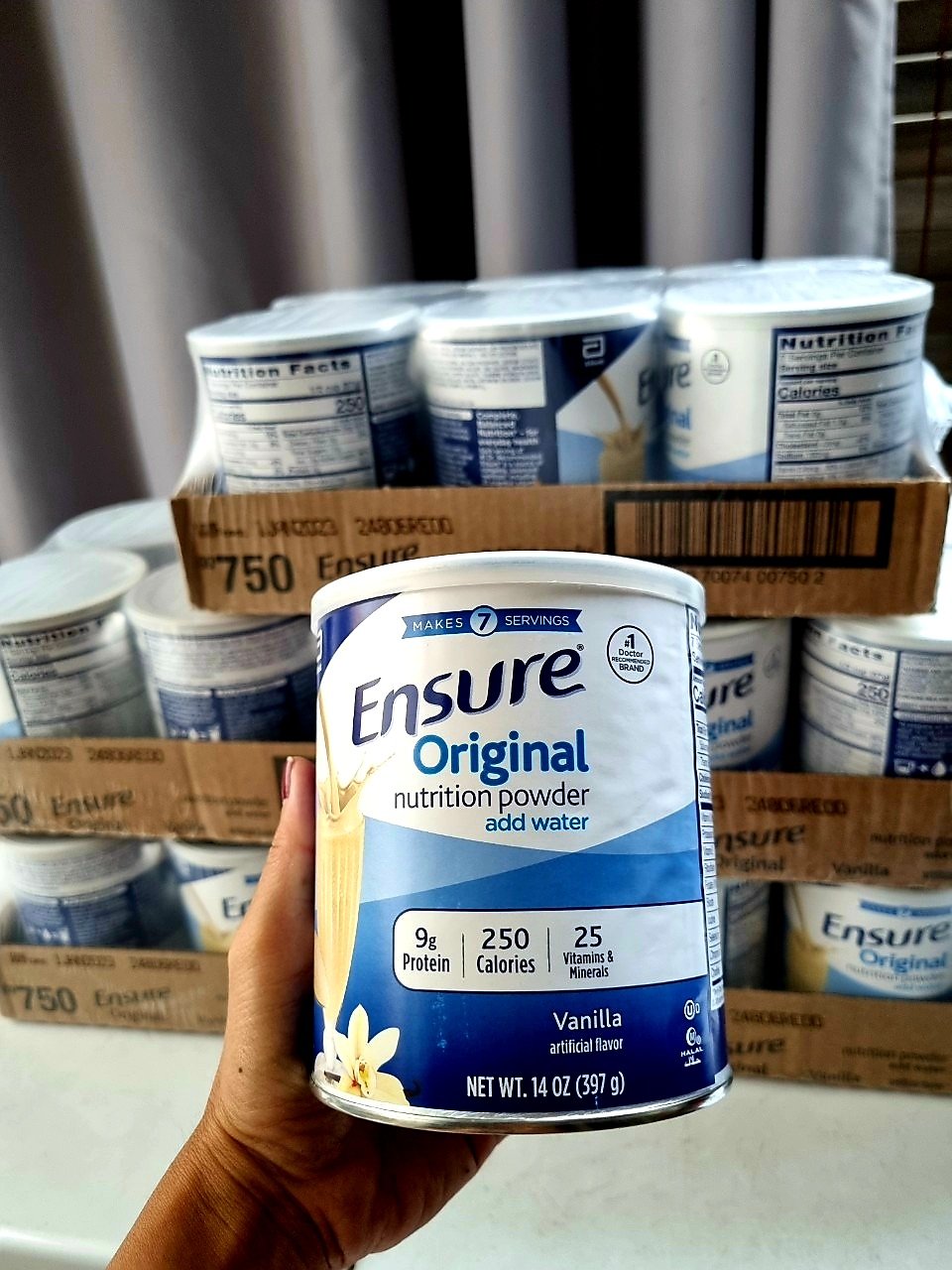 6 LON SỮA ENSURE BỘT MỸ -MỖI LON 397G