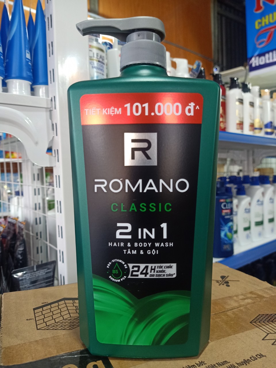 TẮM GỘI 2IN1 ROMANO 900ML CLASSIC