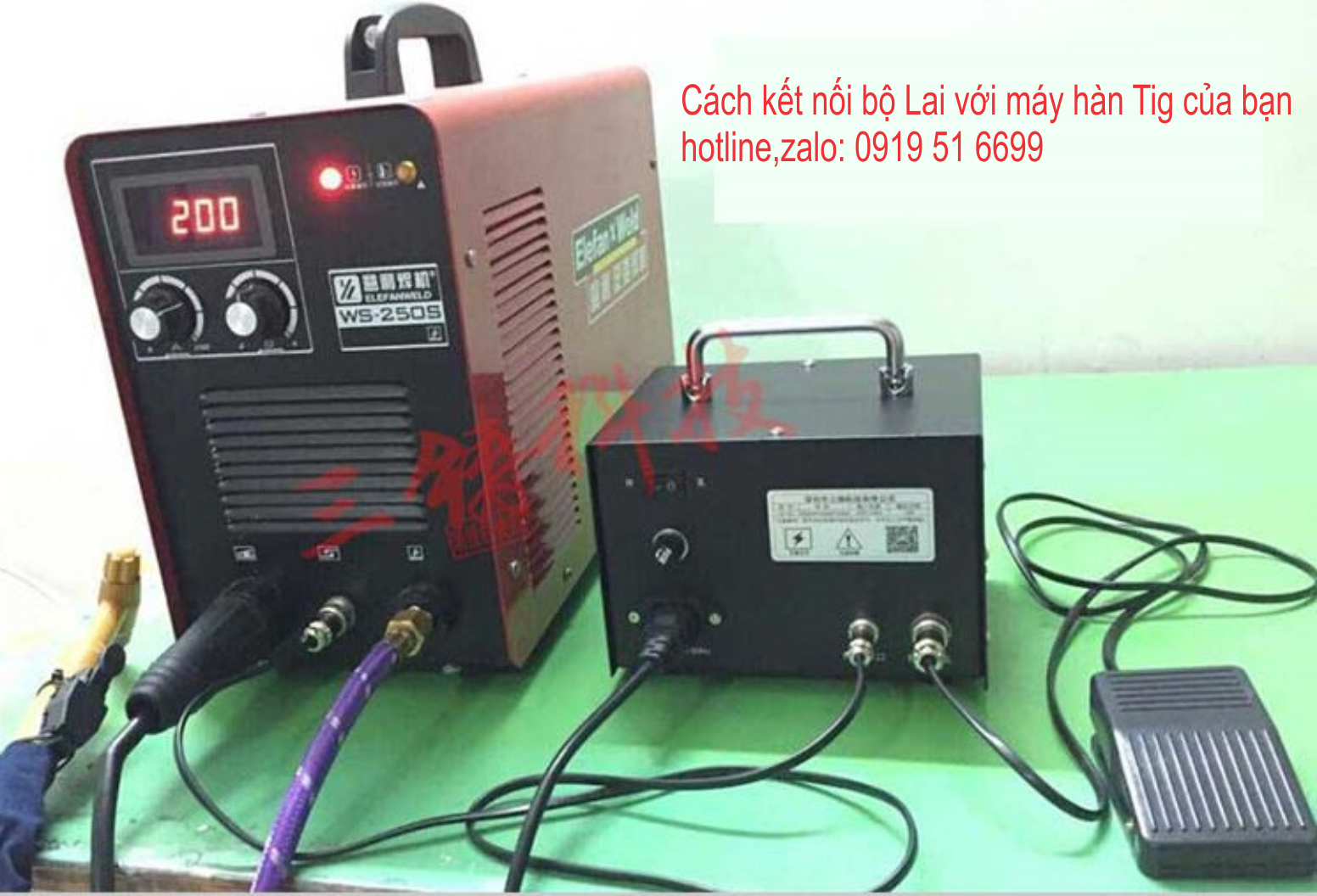 Bộ lai (Hàn lạnh) cho máy hàn tig