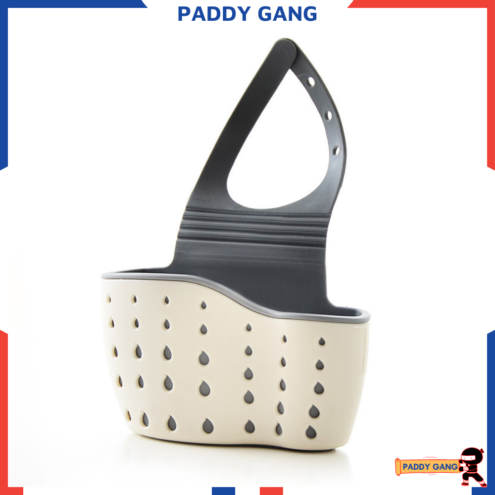 Giỏ Đựng Giẻ Rửa Bát 2 Lớp Cao Cấp, Giá Nhựa Đựng Đồ, Miếng Mút Bọt Biển Rửa Chén Treo Bồn Rửa Tiện Lợi PaddyGang