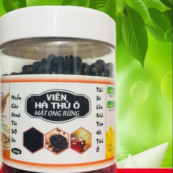 1kg viên hà thủ ô mật ong rừng
