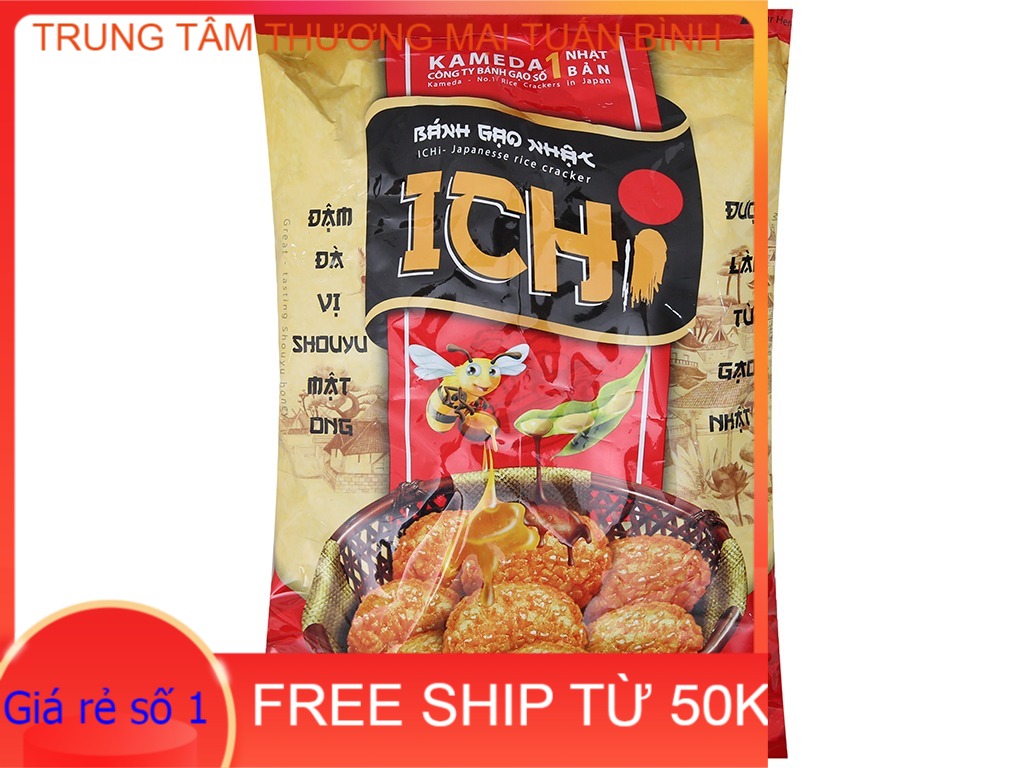 Bánh Gạo Nhật Ichi Vị Shouyu Mật Ong (Gói 100g) (Giảm 20K ship cho đơn từ 49K)