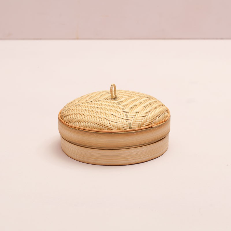 Xửng hấp tre có nắp (3 cỡ)