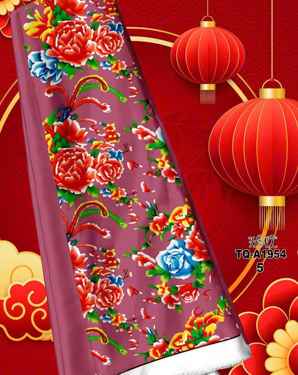 VẢI LỤA LONG PHỤNG 1301241610 ( KHỔ 1M5)