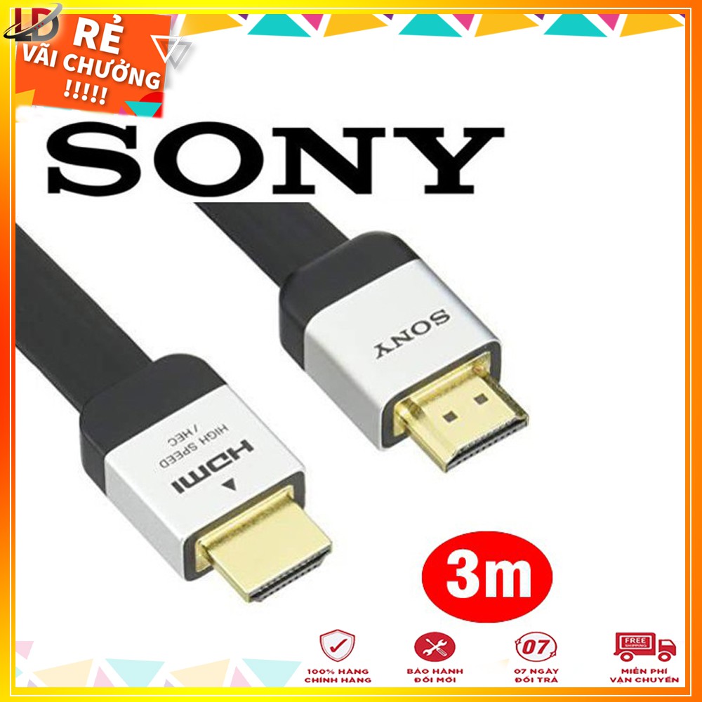 Dây cáp hdmi sony dài 3m độ phân giải fullhd 1080p