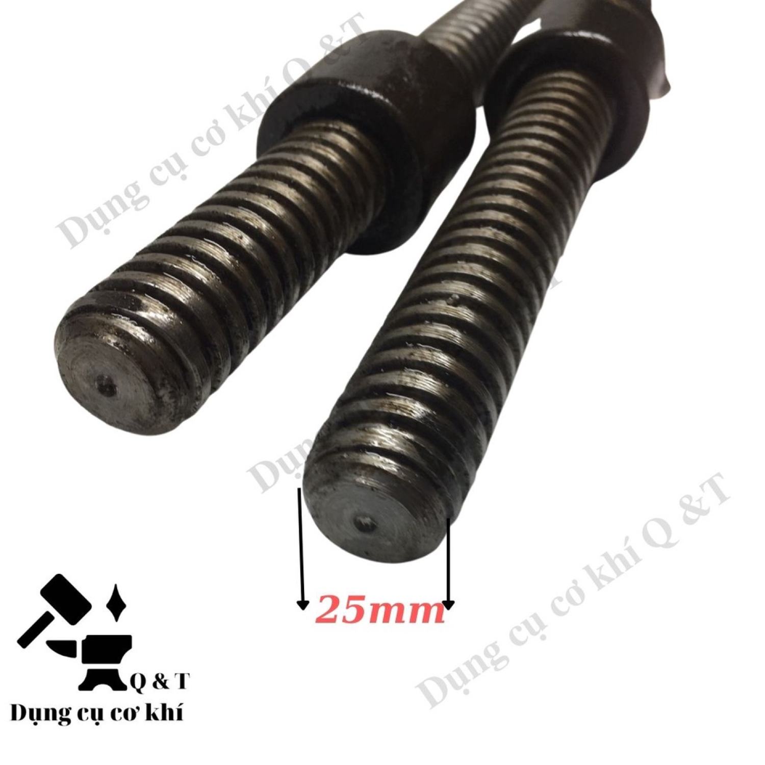 Vít me trục 25mm dài 250mm và 300mm ( có 1 đai ốc đi kèm )