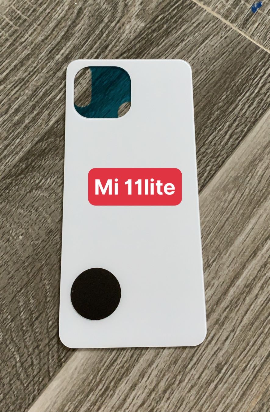 nắp  lưng xiaomi MI 11  lite zin (bằng kính)