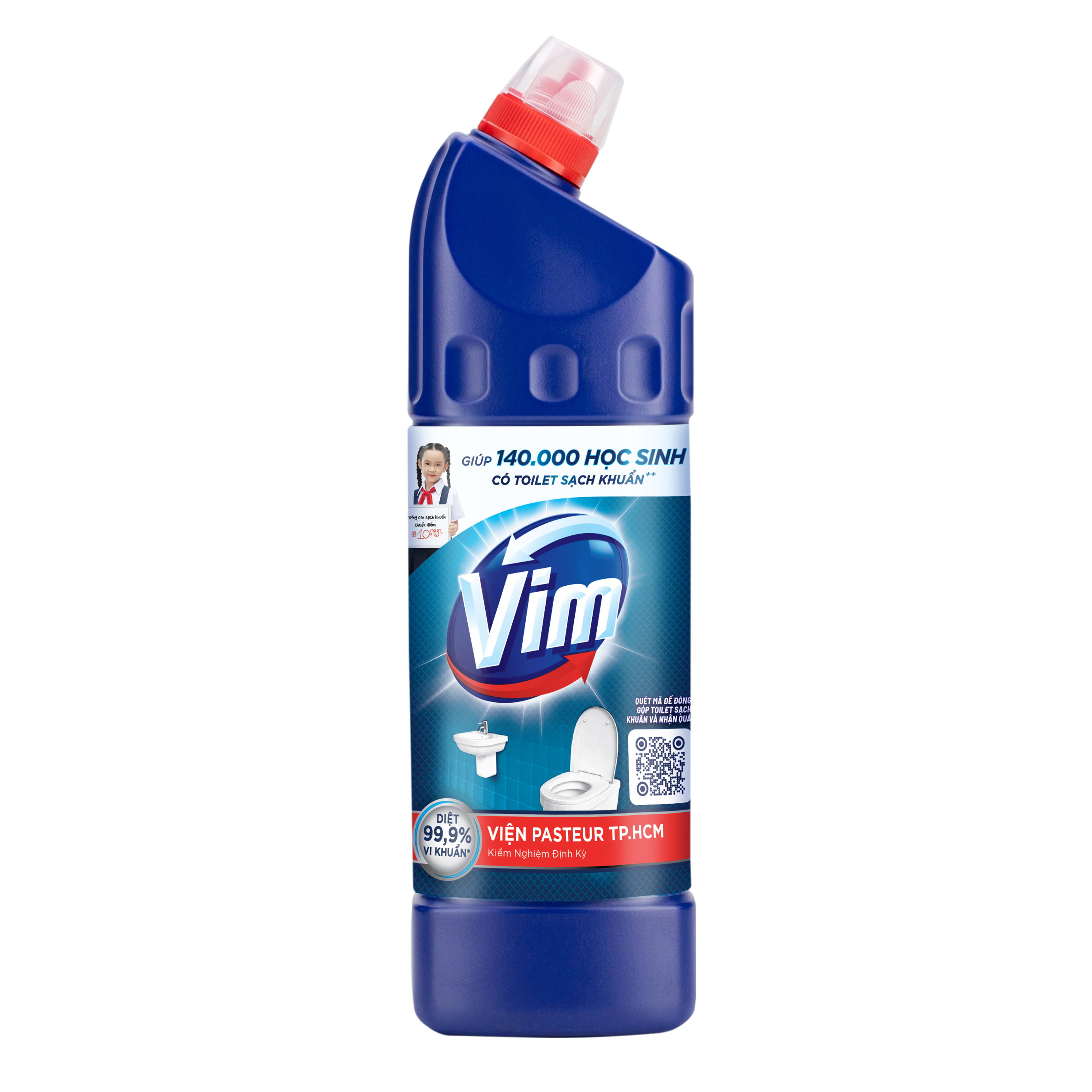 [Hàng tặng không bán - HC Gift] - Chất Tẩy Bồn Cầu Vim diệt khuẩn 450ml/chai