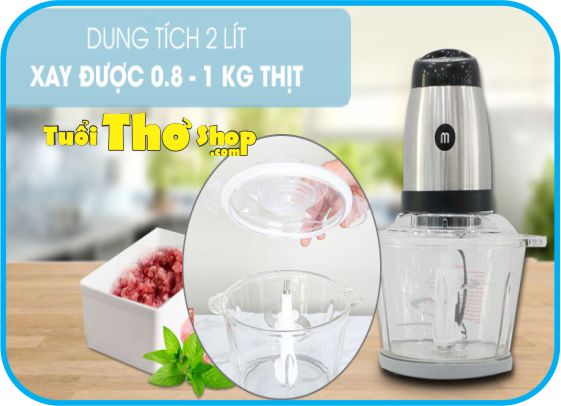 [5 ĐẶC ĐIỂM NỔI TRỘI] Máy xay thịt Mishio MK- 273 / công suất 300W
