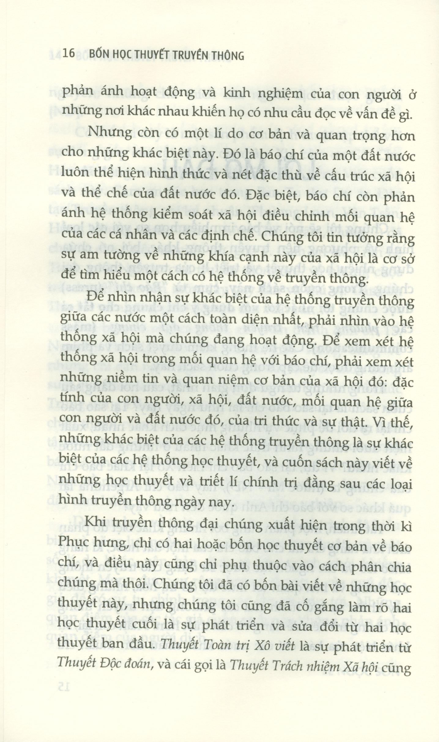 Bốn Học Thuyết Truyền Thông