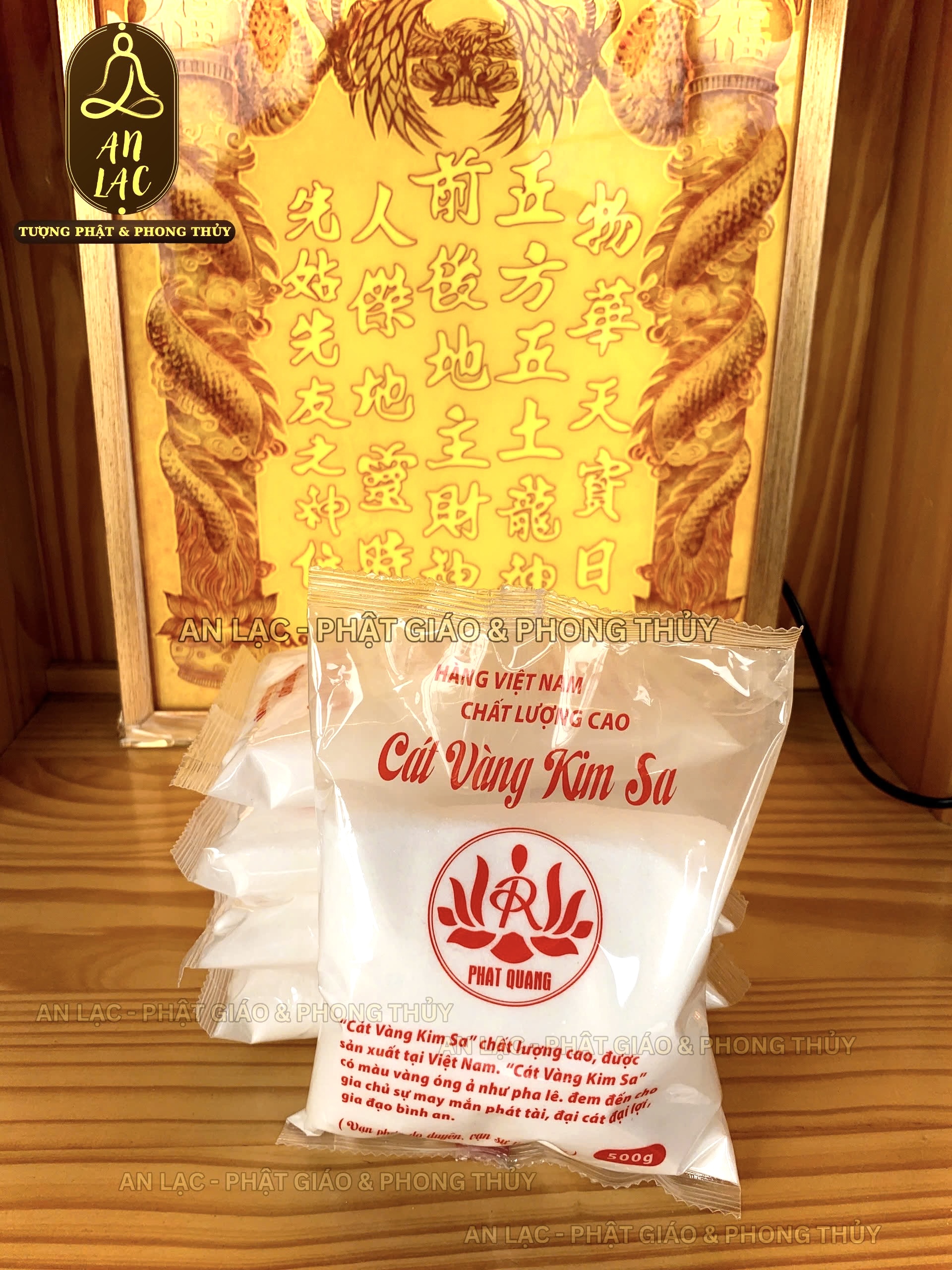 CÁT KIM SA ĐỂ LƯ HƯƠNG 500G/GÓI