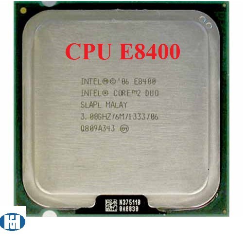 CPU E8400 Intel Core 2 Duo E8400 3.0hz socket 775 chạy main G31 G41 cực khỏe