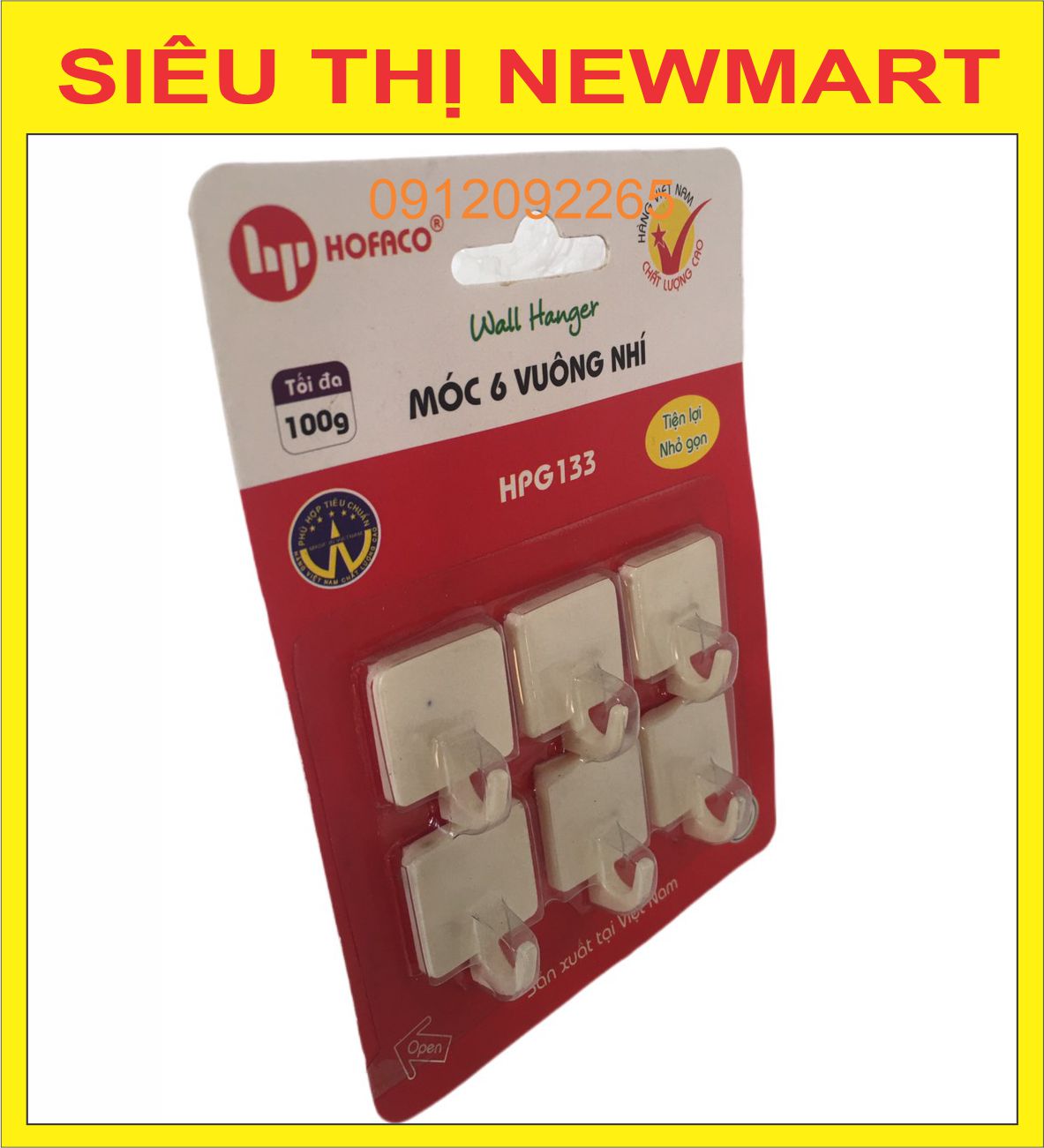 Móc 6 vuông nhí HPG 133
