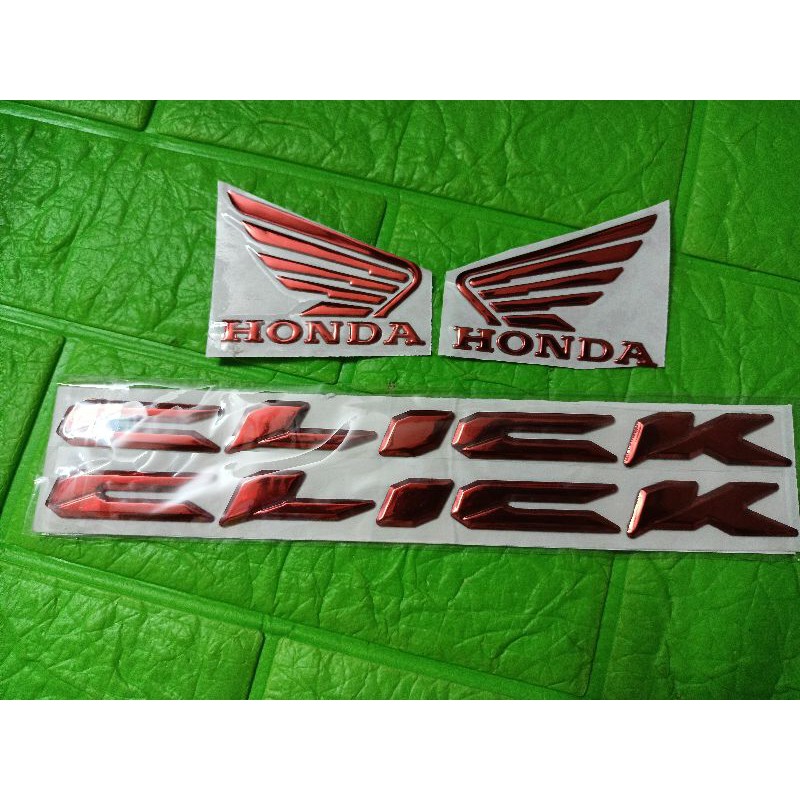 Tem Nổi Click Màu Đỏ
