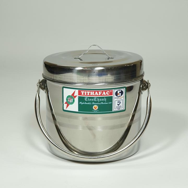 Camen 1 ngăn inox Tiến Thành cao cấp,xách cháo