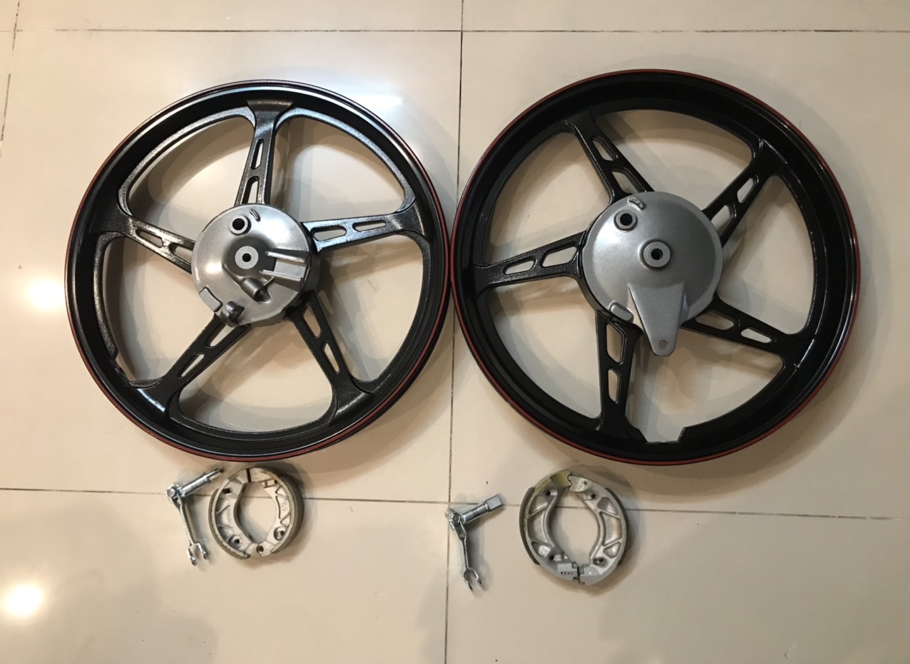 MÂM VÀNH ĐÚC 5 CÂY PHANH CƠ-THẮNG ĐÙM CHO YAMAHA SIRIUS JUPIPTER TAURUS ĐÙM GẮN ZIN THEO XE KHÔNG CHẾ CHÁO