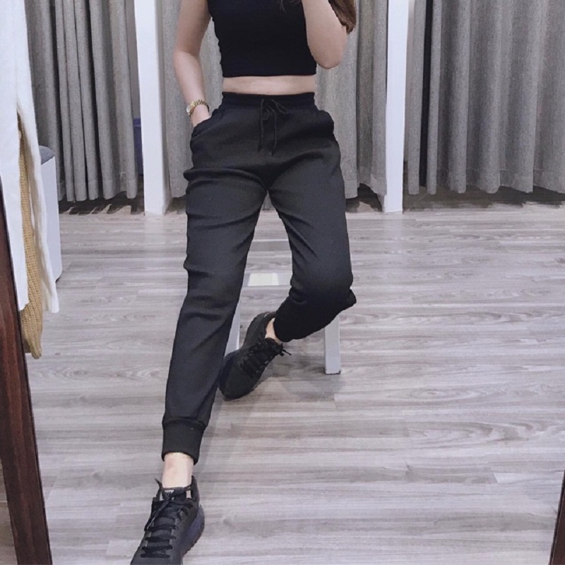Quần Jogger gân tăm cao cấp