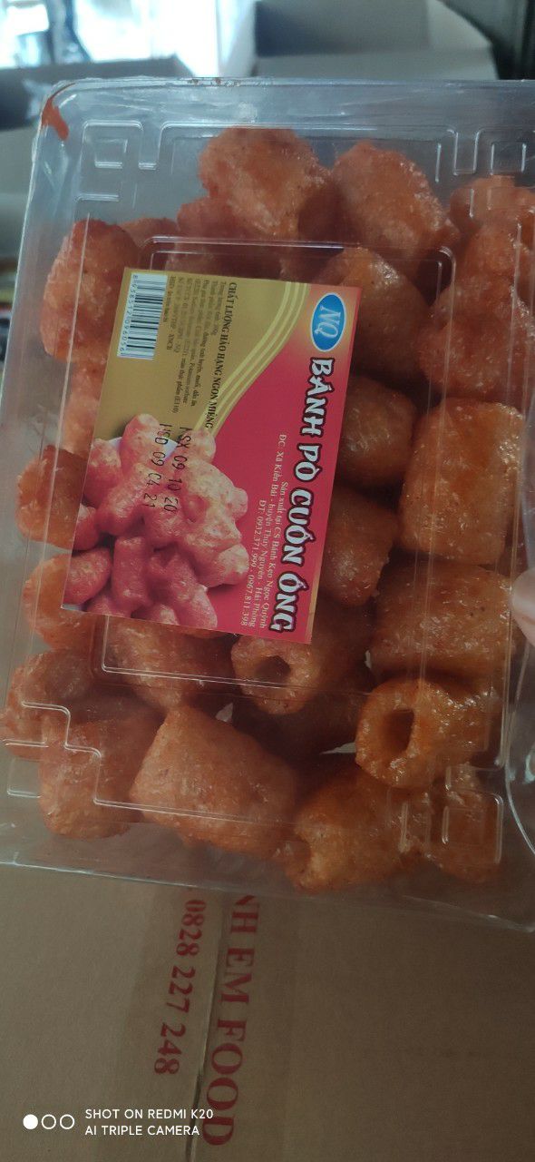 Bánh Pò cuộn ống