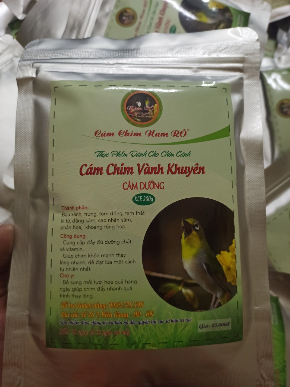 thuc an chim cảnh