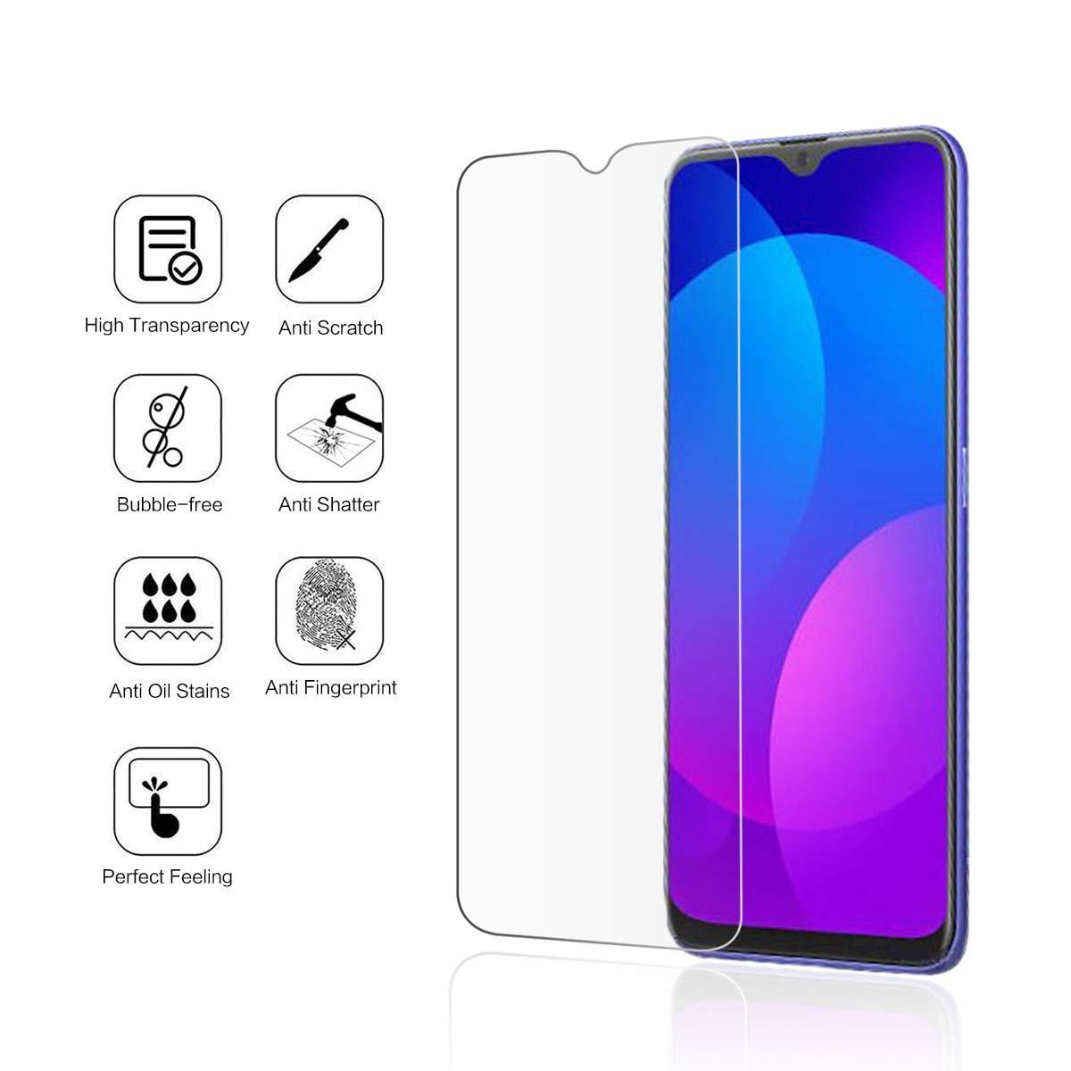 Kính cường lực trong suốt cho Realme 3 Pro (Kèm miếng lau)