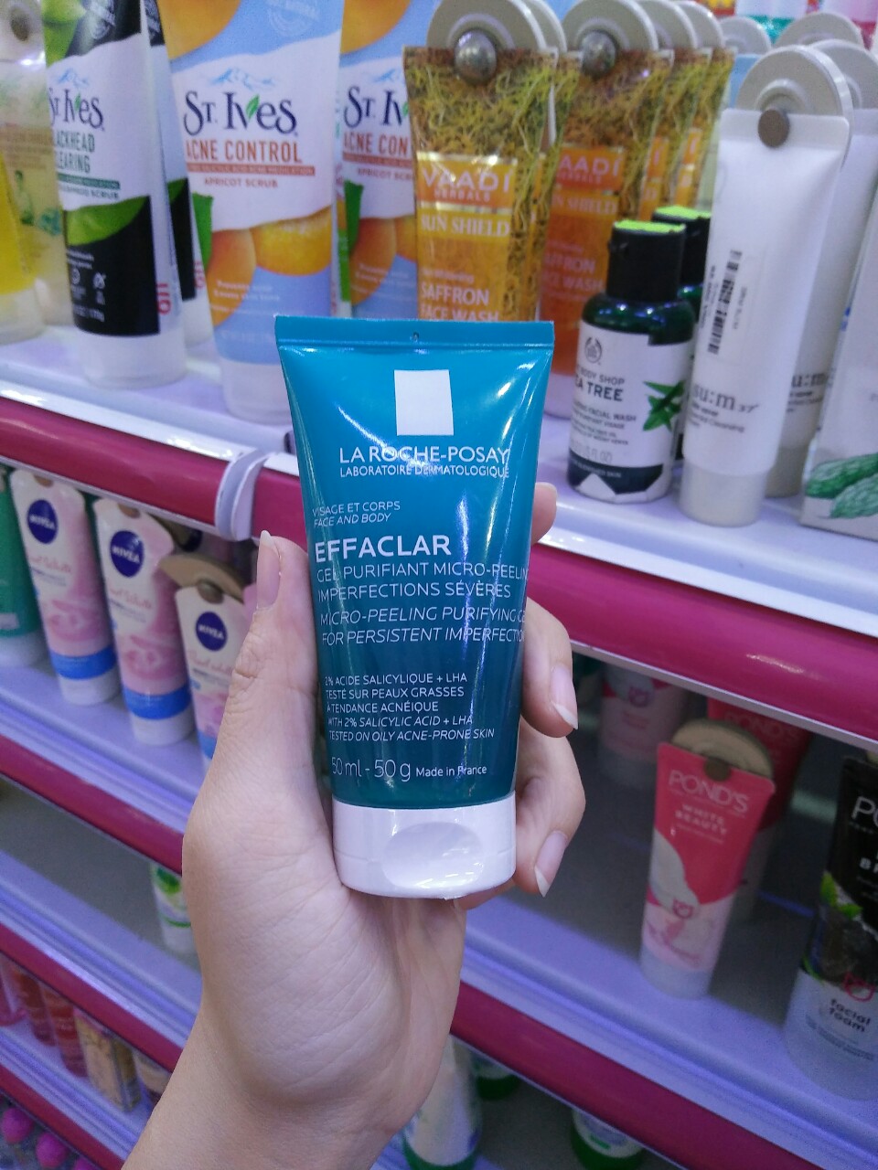 Sửa rửa mặt La Roche Posay dành cho da dầu mụn 50ml