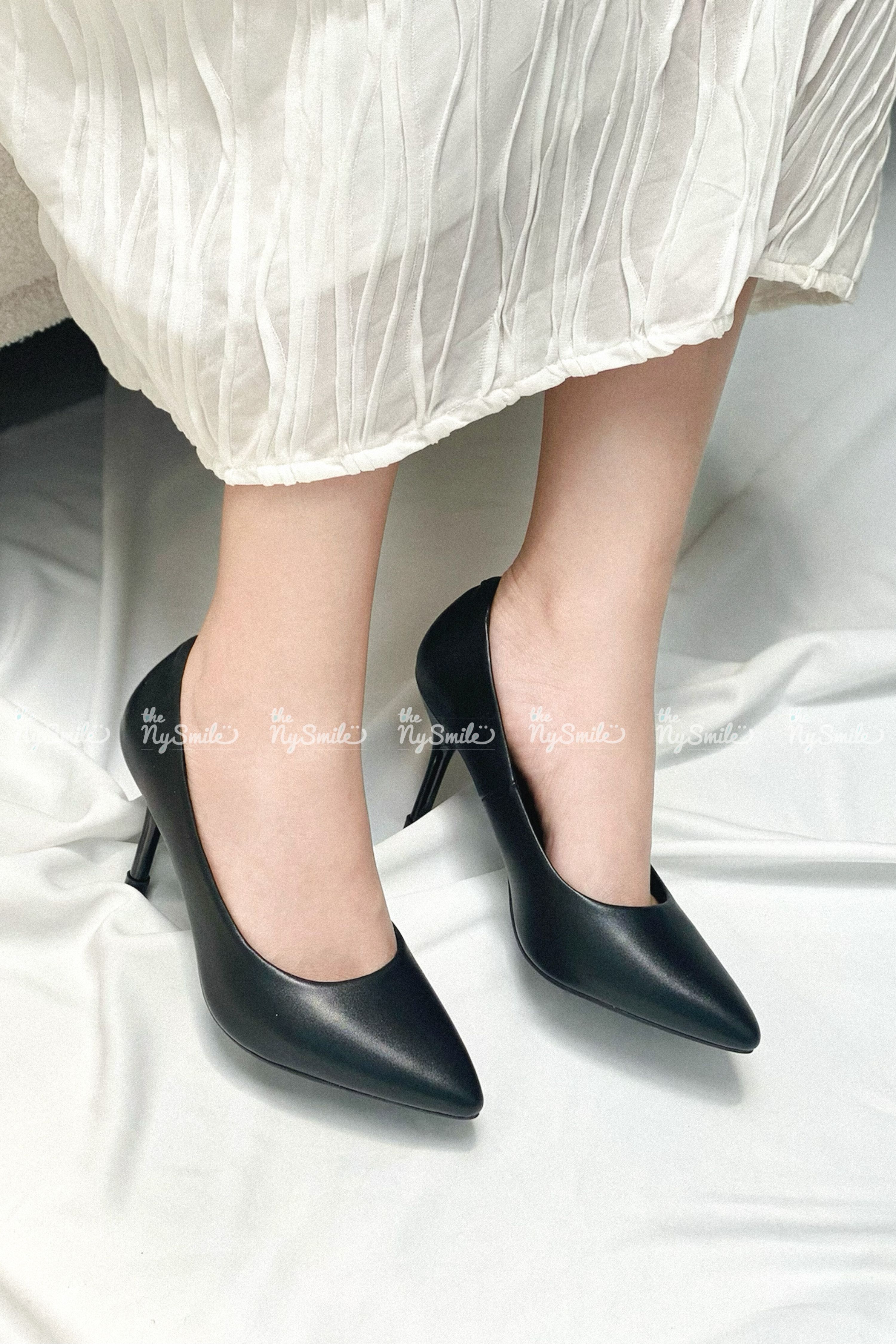 Giày cao gót 8cm gót nhọn mũi nhọn - thenysmile - change