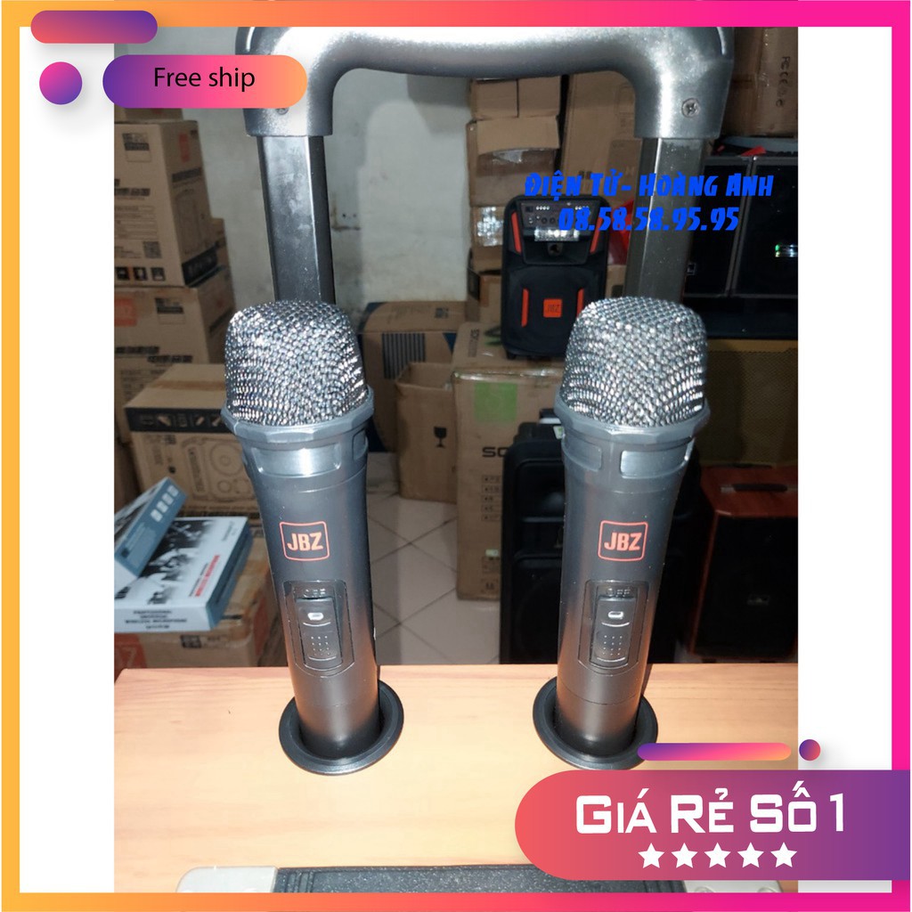 Loa kéo Jbz - J7 + 2 micro không dây ... mẫu mới 2020